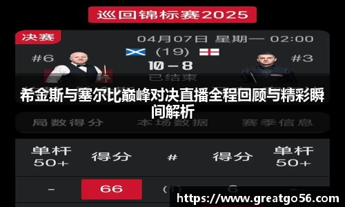 希金斯与塞尔比巅峰对决直播全程回顾与精彩瞬间解析